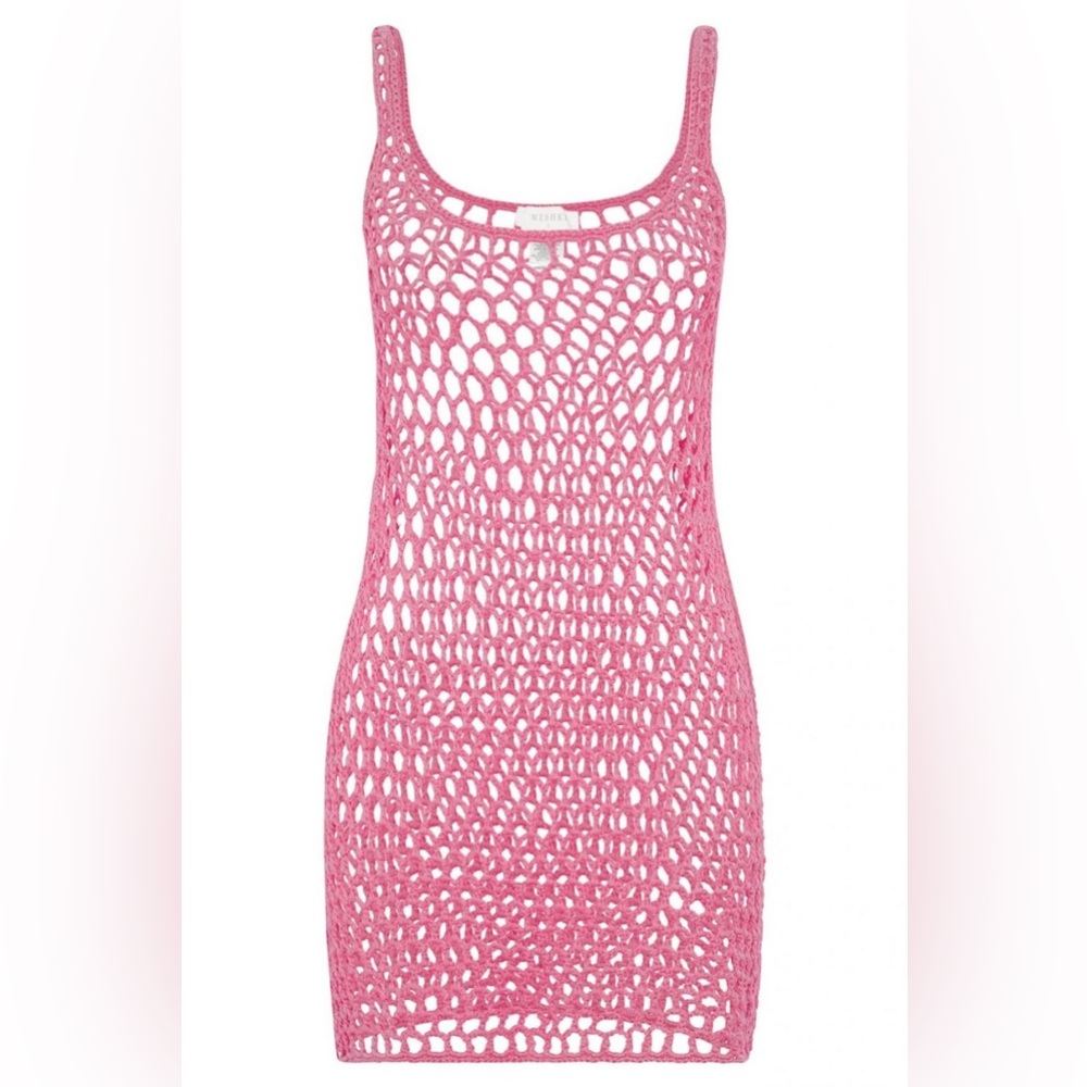 Meshki Maris Crochet Mini Dress